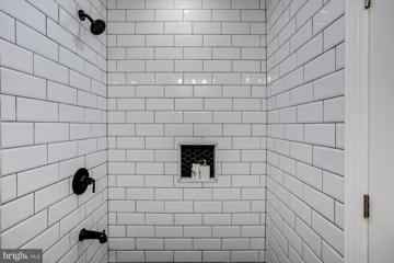 Tiled shower